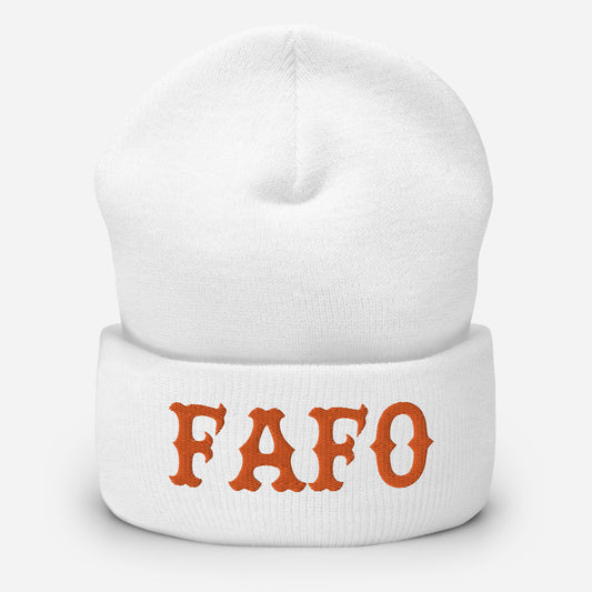 FAFO (Orange) Beanie